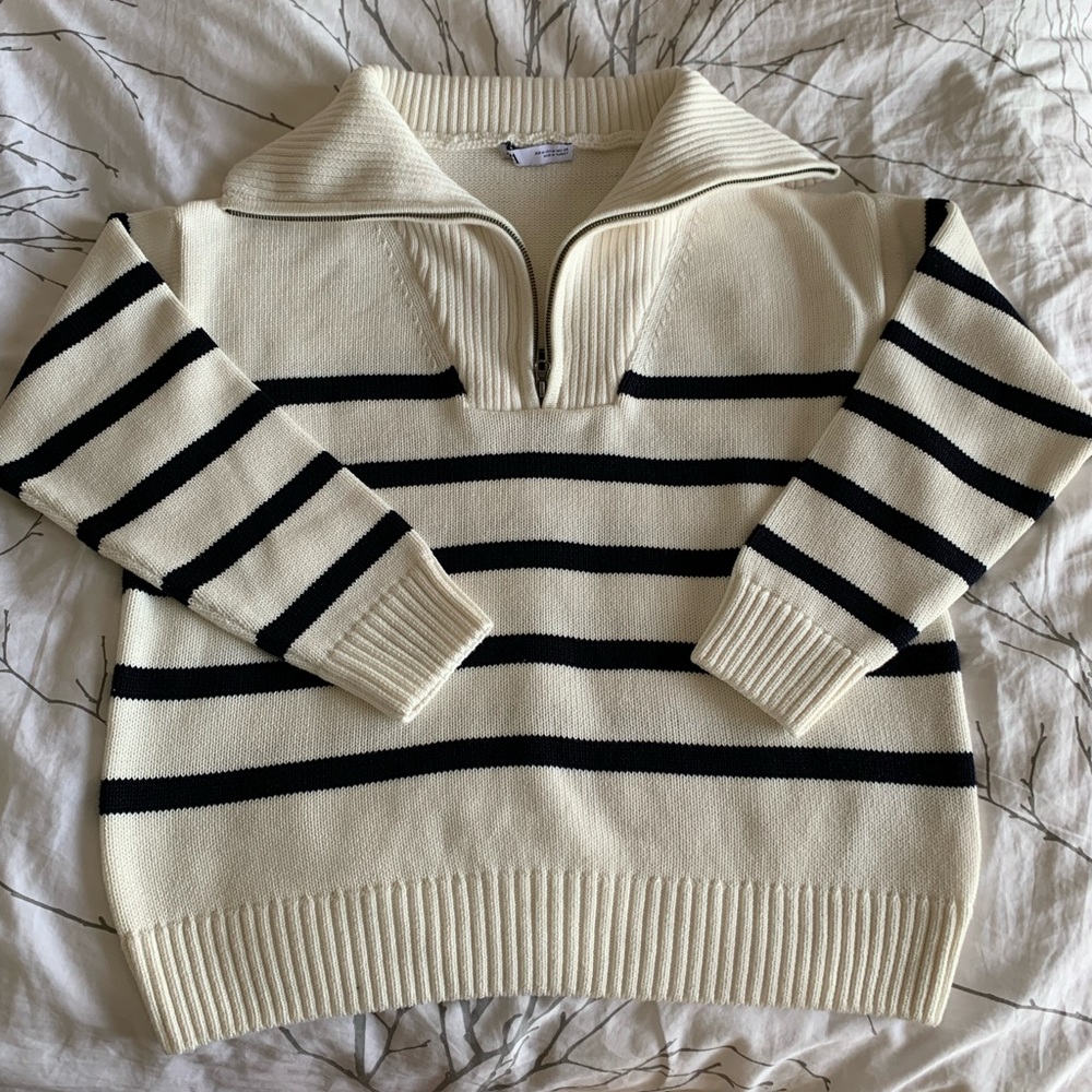 Zara half zip sweater